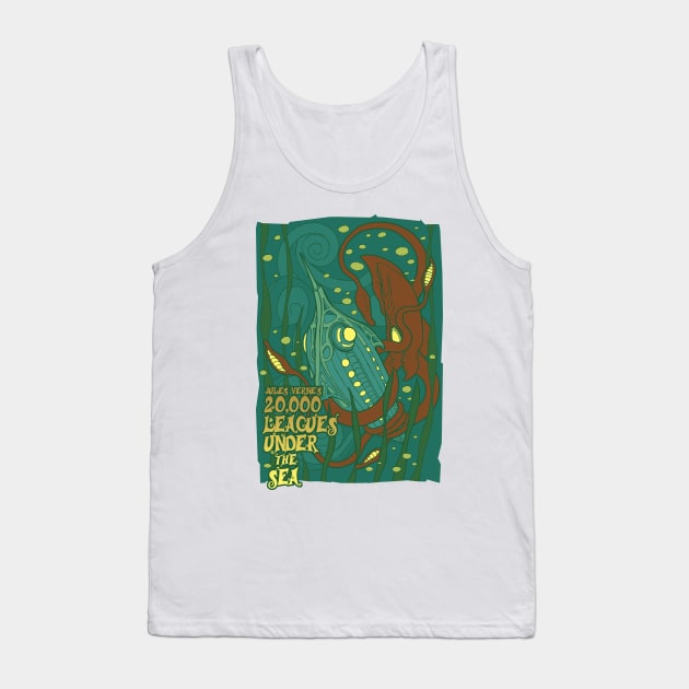 Twenty Thousand Leagues Tank Top by SquareDog